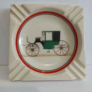Vintage Classic Car Executive Line Quality Porcelain Ashtray Catch All Masculine